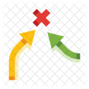 Arrows Curve Target Icon