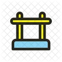 Athlete Jump Pole Icon