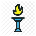 Athletic Torch Flame Torch Icon
