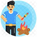 Barbecue Cooking Meal Foodie Icon