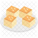 Barfi Sweet Dessert Icon
