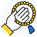 Pilgrims Religious Eid Mubarak Icon