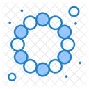 Beads Necklace Pearls Icon