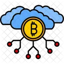 Bitcoin cloud  Icon