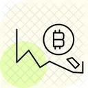 Bitcoin downtrend  Icon