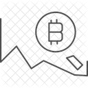 Bitcoin downtrend  Icon