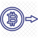 Bitcoin send  Icon