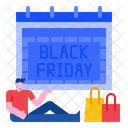 Black Friday Advertising Promotion Icon