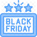 Black Friday Commerce And Shopping Rating Icon