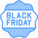 Black Friday Commerce And Shopping Label Icon
