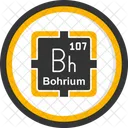 Bohrium Preodic Table Preodic Elements Icon