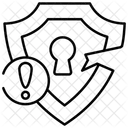 Breach Shield Breach Security Breach Defense Icon