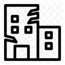 Building Disaster Quake Icon
