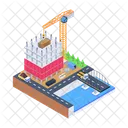 Under Construction Construction Site Construction Area Icon