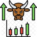 Bull Market Growth Bull Icon