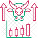 Bull Market Growth Bull Icon