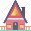Bungalow Suburban One Level Icon