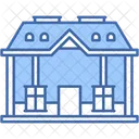 Bungalow Single Story Residential Icon