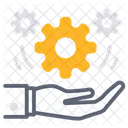 Business Management Gear Management Icon