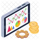 Data Analytics Business Management Data Management Icon