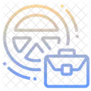 Business Management In The Car Icon