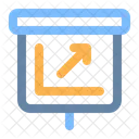 Business Profit Business Report Presentation Board Icon