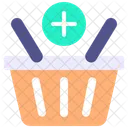Flat Add To Bucket Icon