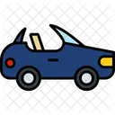 Cabriolet Auto Suburban Icon