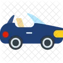 Cabriolet Auto Suburban Icon