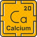 Calcium Preodic Table Preodic Elements Icon