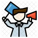Campaign Candidate Election Icon