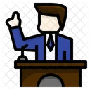 Campaign Announce Debate Icon