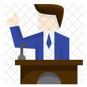 Campaign Announce Debate Icon