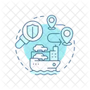 Car Carrier Management Carry Icon