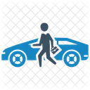 Car Office Sale Icon