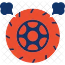 Wheel Rubber Car Icon
