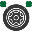 Wheel Rubber Car Icon