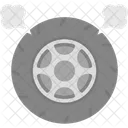 Wheel Rubber Car Icon