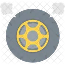 Wheel Rubber Car Icon