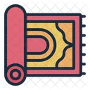 Carpet Rug Roll Icon