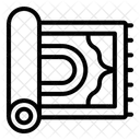 Carpet Rug Roll Icon
