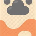 Cat Paw Footprint Paw Icon