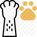 Cat Pawprints Cat Foot Dog Pawprints Icon