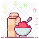 Cereal Maze Diet Food Icon