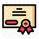 Certificate Degree Achievement Icon