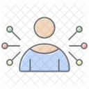 Charistamatic Influencer Lineal Color Icon Icon
