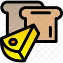 Cheese Bread  Icon