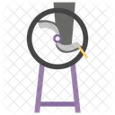 Hand Operator Chef Cutter Agriculture Machine Icon