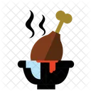 Chicken Leg Meat Leg Piece Icon