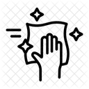 Cleaning Cloth Domestic Service Icon